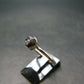 Terminated Brookite Crystal Silver Ring From Arkansas - Size 7 - 2.04 Grams