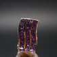 Purple Faceted Amethyst Sterling Silver Pendant From Brazil - 0.7" - 2.0 Grams