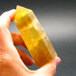 Yellow Fluorite Obelisk From China - 3.1"