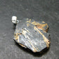 Large Hematite and Rutile Silver Pendant from Brazil - 1.2" - 4.62 Grams