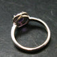 Siberian Amethyst!! Natural Faceted Rich Purple Amethyst 925 Silver Ring with CZ - 2.21 Grams - Size 6