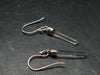Lemurian Quartz Seed Crystal Silver Earrings From Brazil - 1.4"