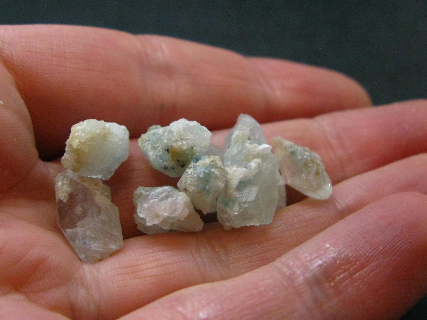 Lot of 10 Euclase Gem Crystal From Brazil - 27.20 Carats