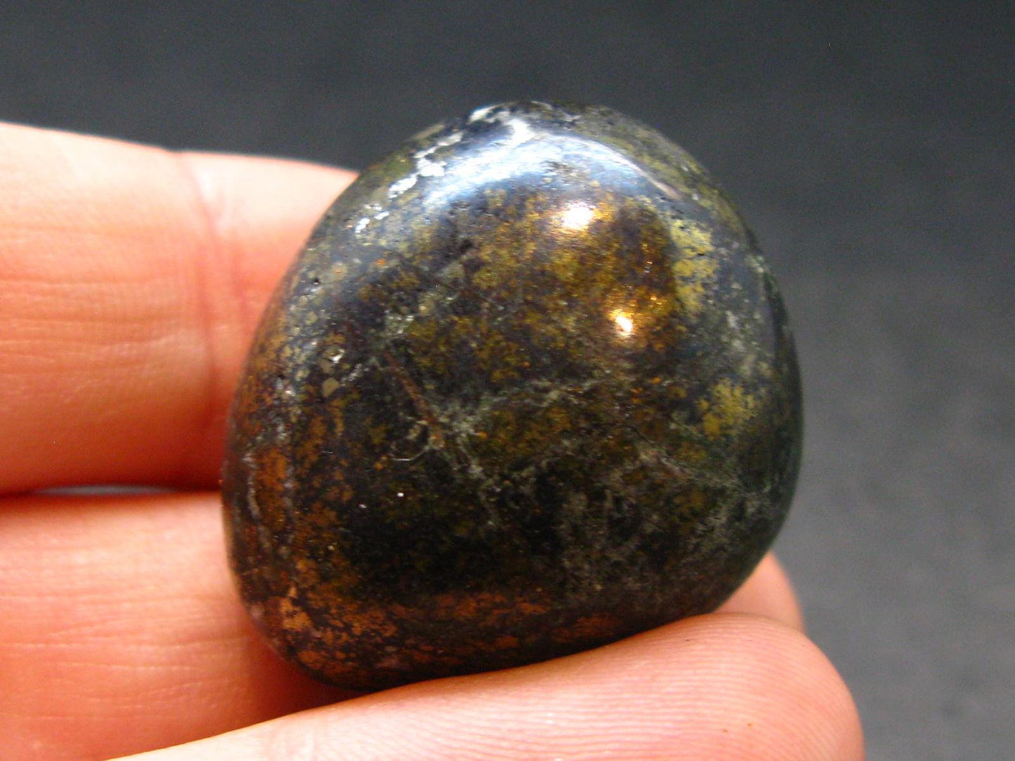 Covelite Covellite Tumbled Stone From Peru - 1.0" - 22.48 Grams