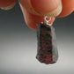 Ruby Crystal Silver Pendant from Winza Tanzania - 0.8" - 2.52 Grams