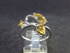 Stone of Success!! Natural Golden Yellow Citrine Sterling Silver Ring - Size 8 - 2.30 Grams