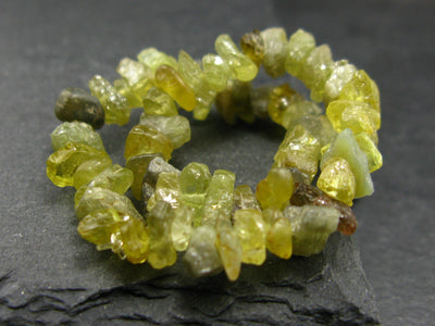 Chrysoberyl Genuine Bracelet ~ 7 Inches ~ 8mm Crystal Beads