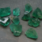 Lot of 10 Green Fluorite Crystals From Diana Mine UK - 35 Grams