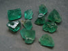 Lot of 10 Green Fluorite Crystals From Diana Mine UK - 35 Grams