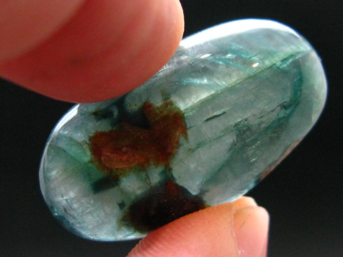 Extremely Rare Tumbled Grandidierite Stone From Madagascar - 1.3" - 41.35 Carats