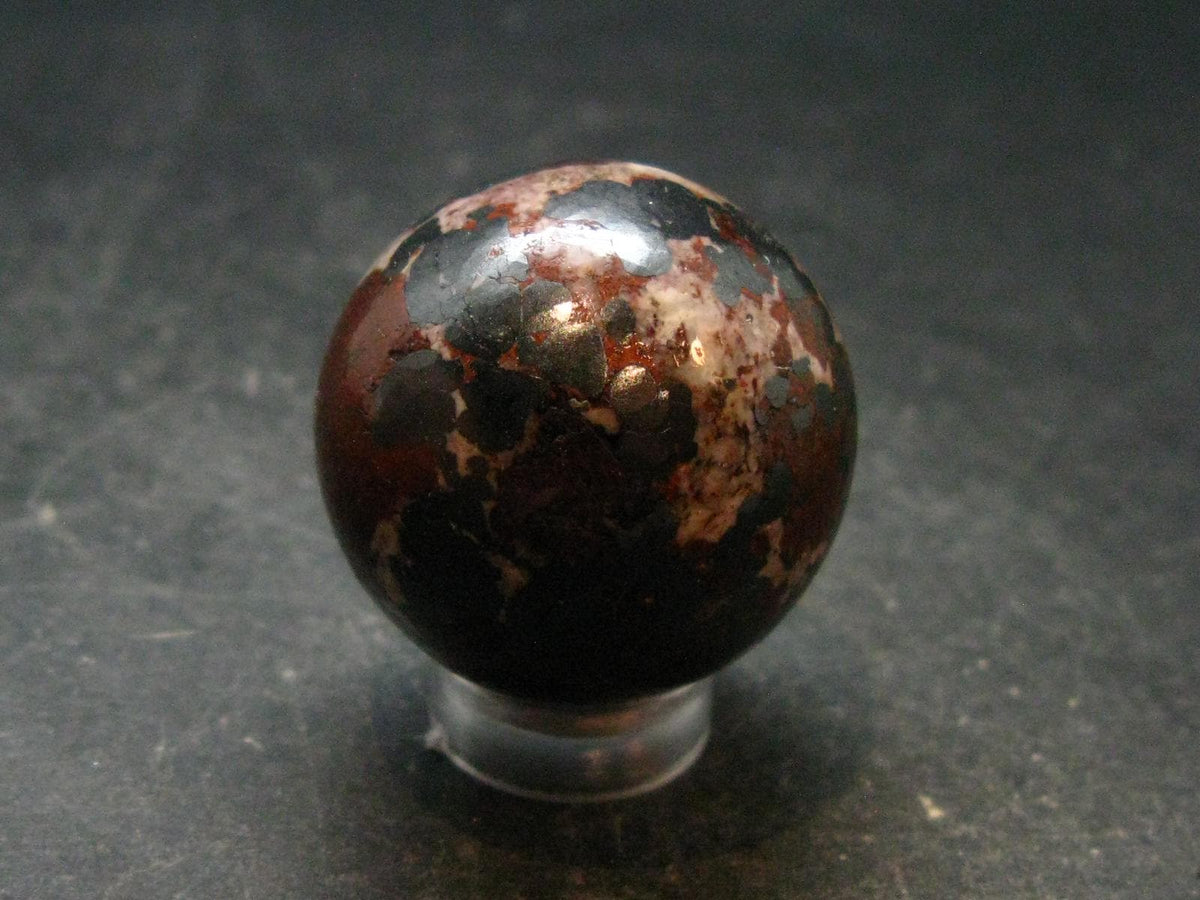 Zincite Zinkite and Willemite Sphere Ball From New Jersey USA - 1.1" - 48.0 Grams