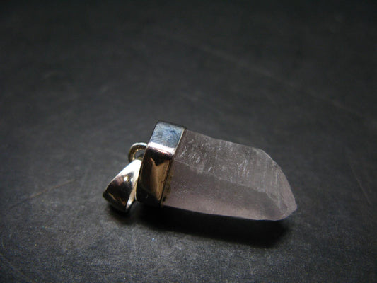 Vera Cruz Amethyst Silver Pendant From Mexico - 1.2" - 4.05 Grams