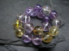 Ametrine Genuine Bracelet ~ 7 Inches ~ 10mm Round Beads