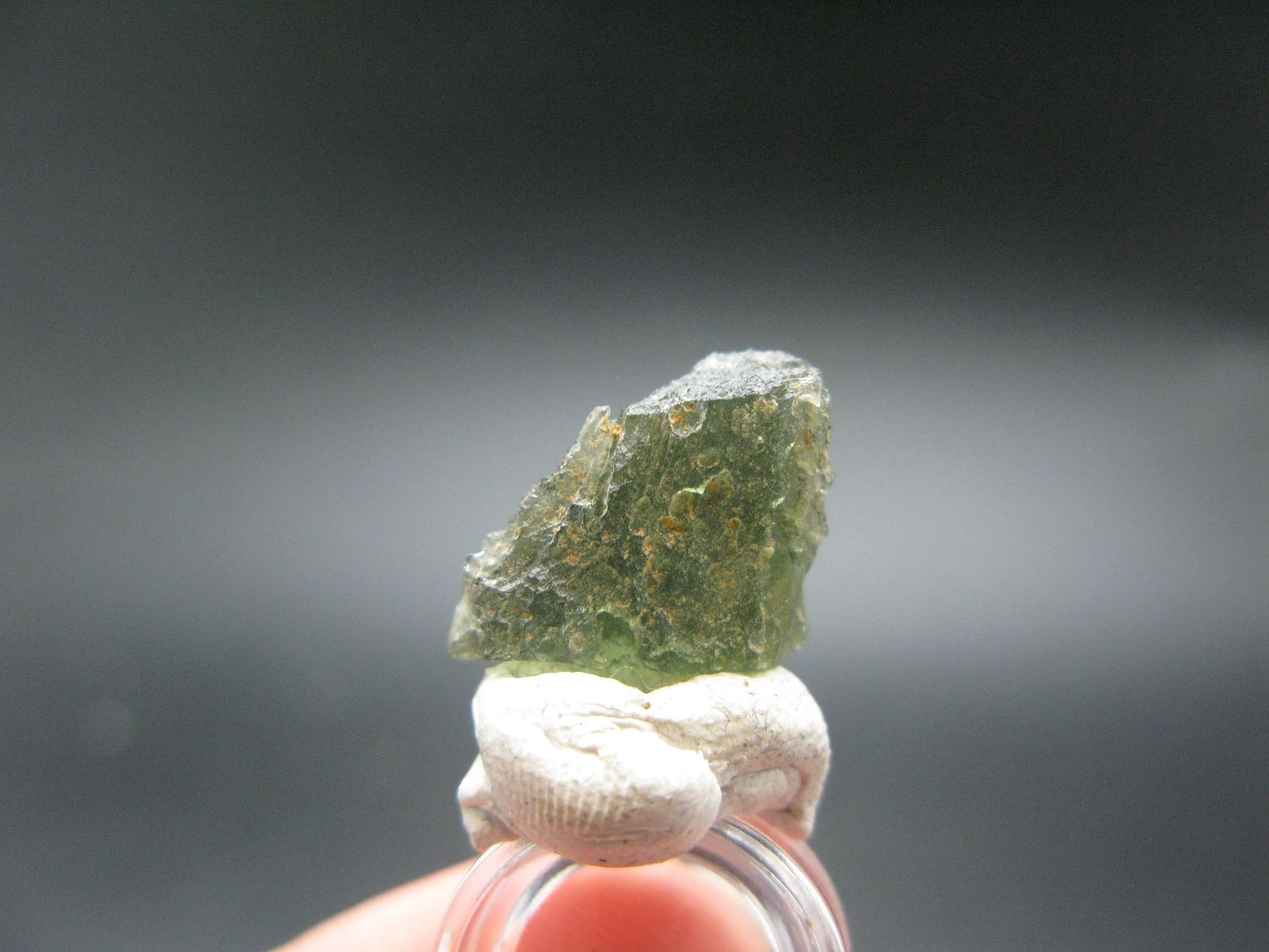Moldavite Tektite Raw Piece from Czech Republic - 0.6" - 6.05 Carats - 1.22 Grams