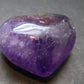 Amazing Natural Amethyst Puffed Heart Shaped from Brazil - 1.4"