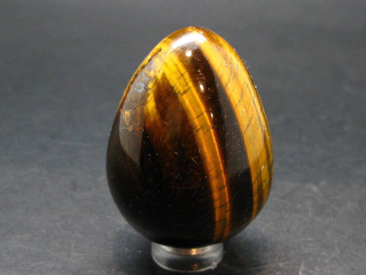 Golden Tiger Eye Egg From South Africa - 1.8"