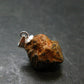Magnetite Crystal Silver Pendant From Bolivia - 0.8" - 4.64 Grams