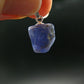 Tanzanite Pendant In Sterling Silver From Tanzania - 0.8" - 1.85 Grams