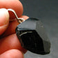 Black Tourmaline Schorl Silver Pendant From Brazil - 1.4" - 6.0 Grams