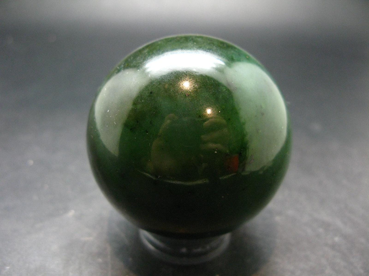 Nephrite Jade 2.3" Sphere Ball From Canada - 334.29 Grams