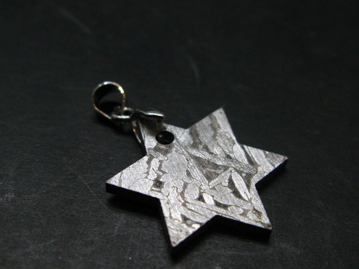 Muonionalusta Meteorite Pendant from Sweden - 1.2"