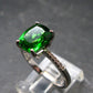 Helenite Gaia Stone Gem Sterling Silver Ring From Washington - Size 9 - 2.23 Carats