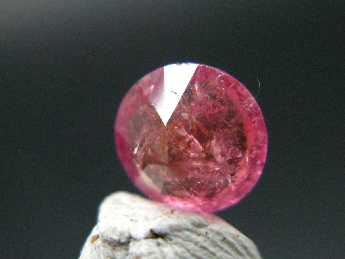 Rare Large Pezzottaite Pink Beryl Cut Facetted Gem from Madagascar - 1.24 Carats