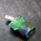 Ammolite Amolite Silver Pendant From Alberta Canada - 0.9" - 2.0 Grams