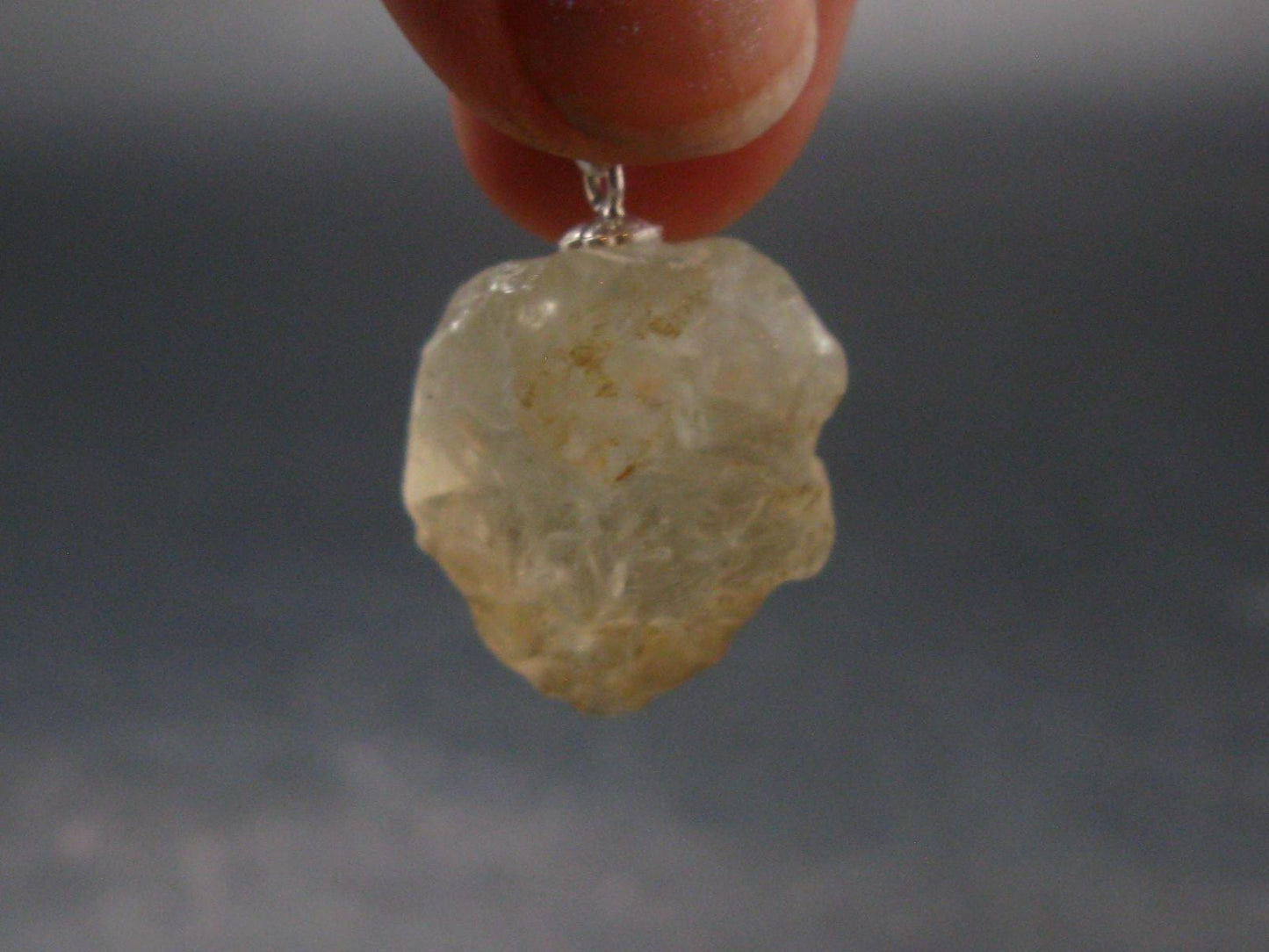 Bytownite Golden Labradorite Silver Pendant From Mexico - 1.0"