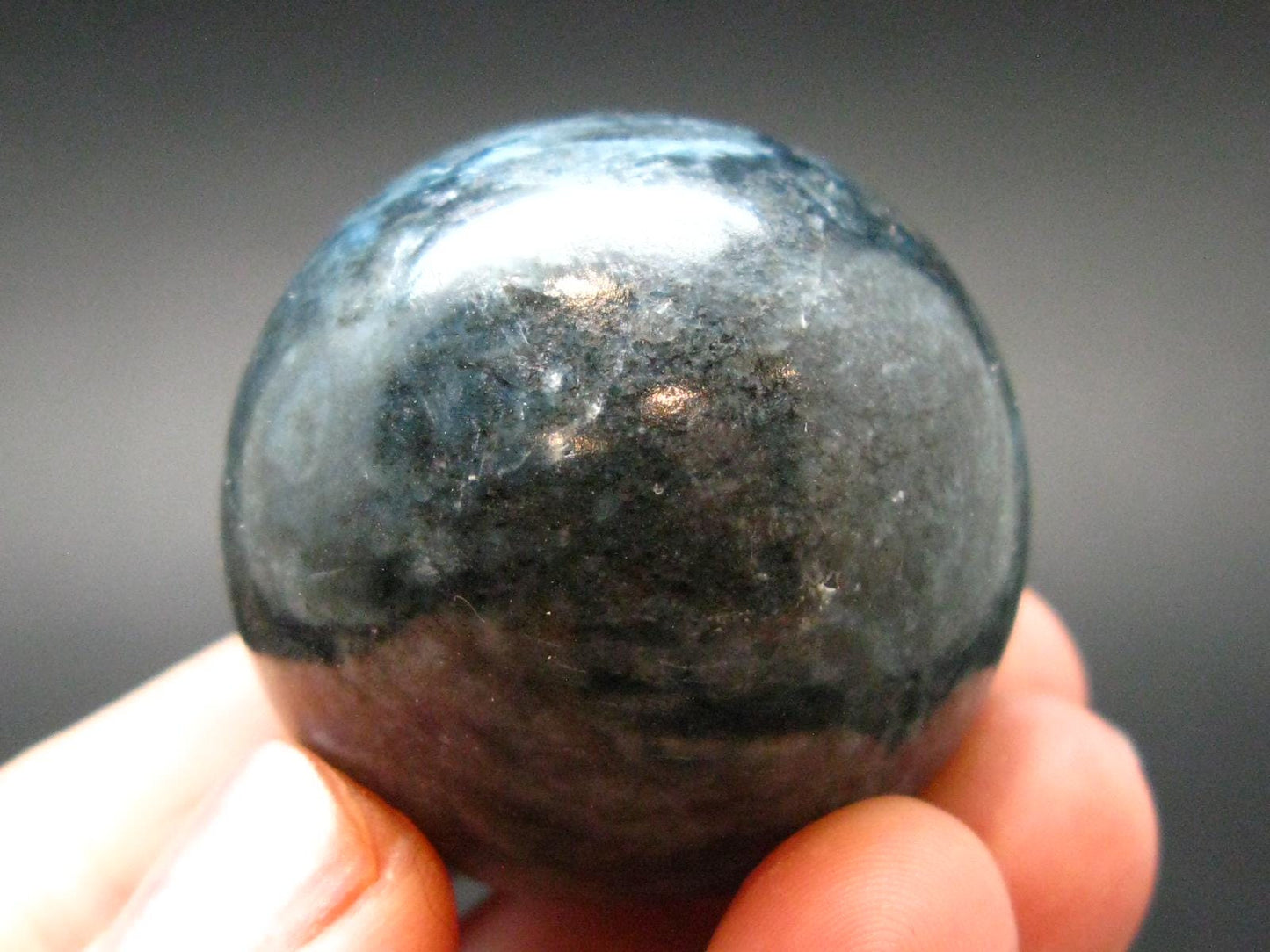 Very Rare Dianite (Blue Jade) Sphere Ball From Russia - 1.3"