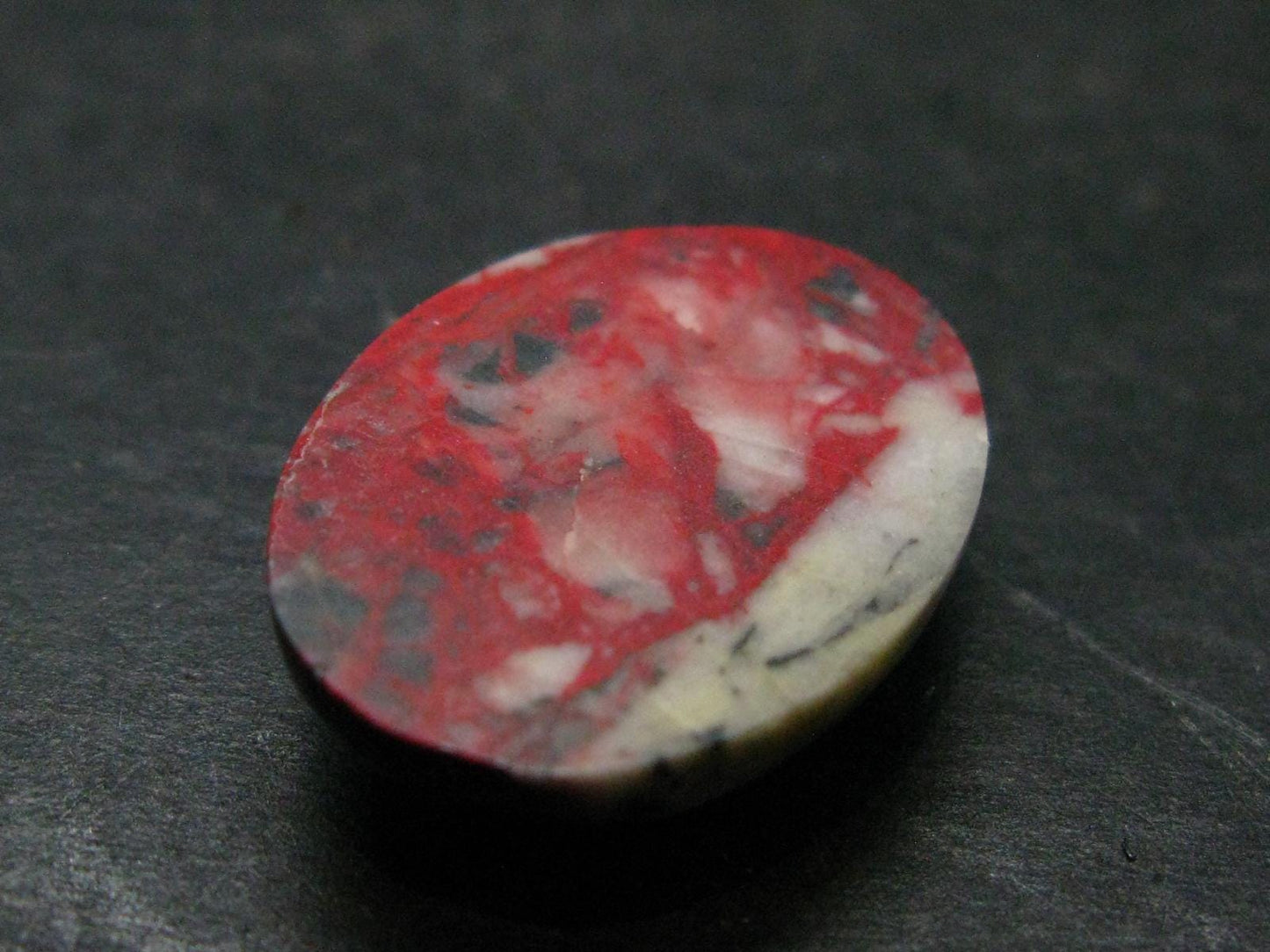 Cinnabar Cabochon from Russia - 5.38 Grams - 24 x 17 mm