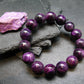 Stichtite Genuine Bracelet ~ 7 Inches ~ 14mm Round Beads