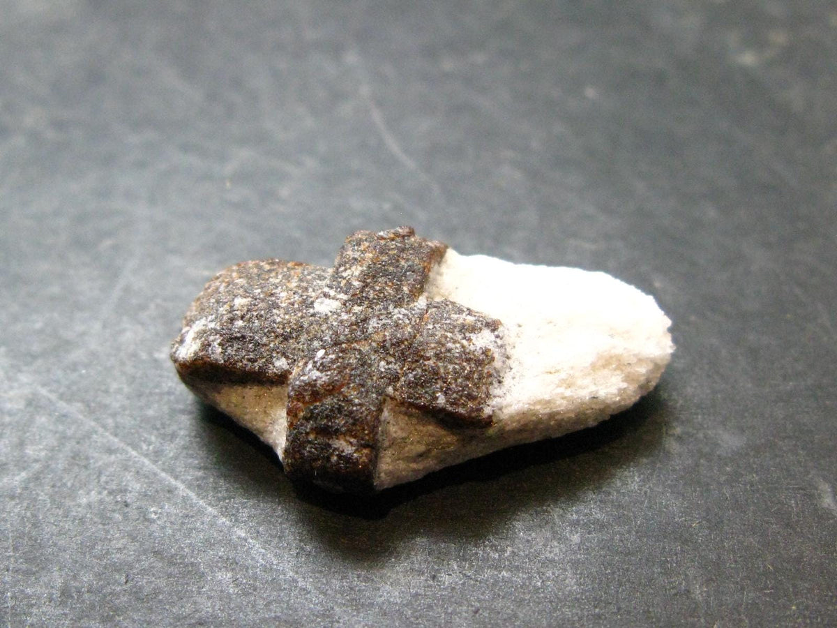 A Perfect Staurolite Crystal from Russia - 1.2" - 7.03 Grams
