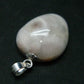 Natrolite Sterling Silver Pendant Necklace From Indonesia - 1.2" - 2.57 Grams