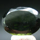 Moldavite Tektite Gem Cut Facetted Stone from Czech Republic - 19.50 Carats - 23x17mm