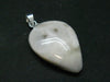 Natrolite Sterling Silver Pendant Necklace From Indonesia - 1.2" - 2.42 Grams