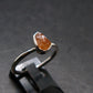 Hessonite Garnet Silver Ring From Canada - Size 7 - 2.07 Grams