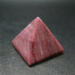 Rare Red Thulite Pyramid From Norway - 1.0" - 35.40 Grams