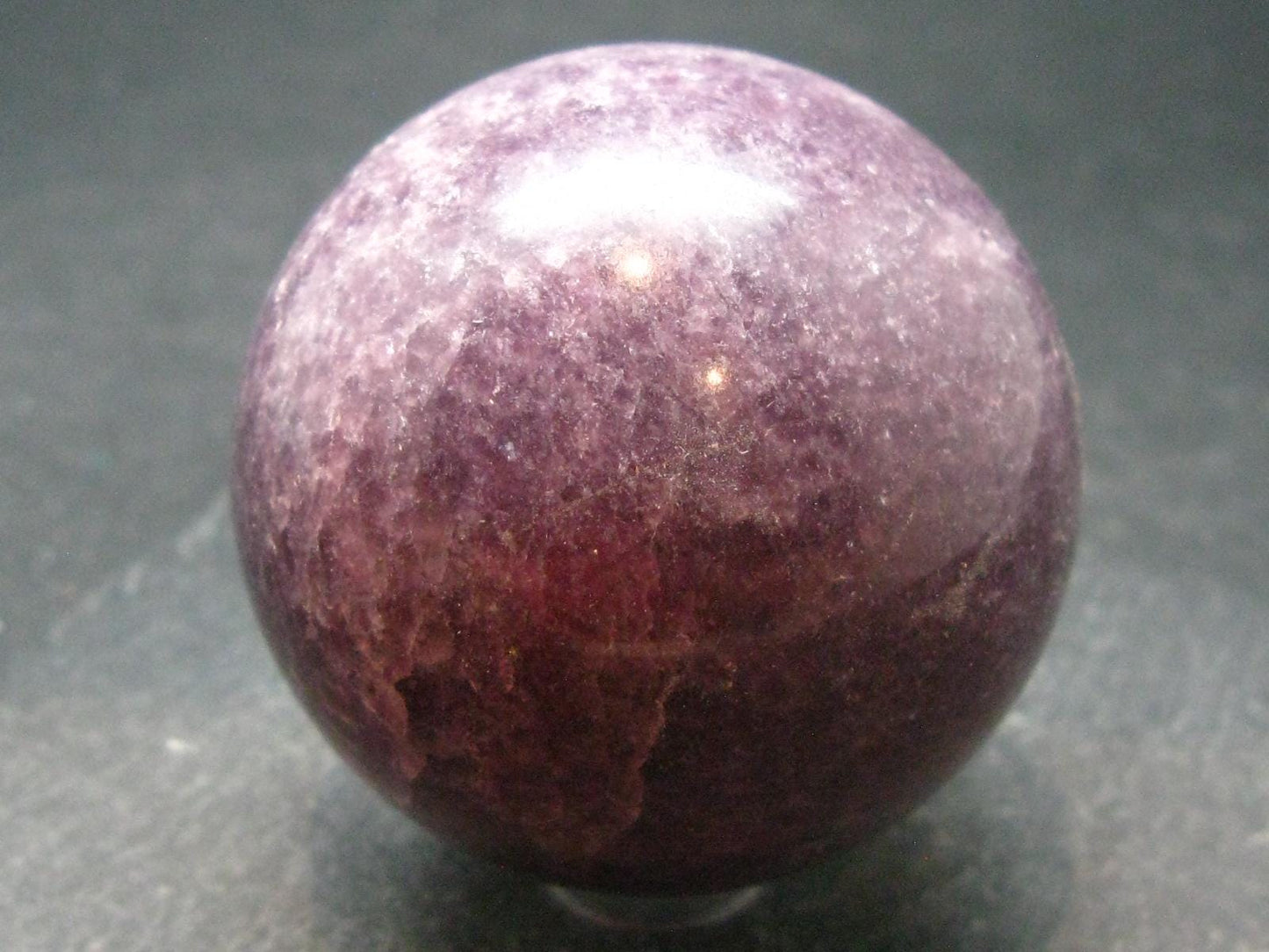 Lepidolite sphere from Brazil - 1.9"