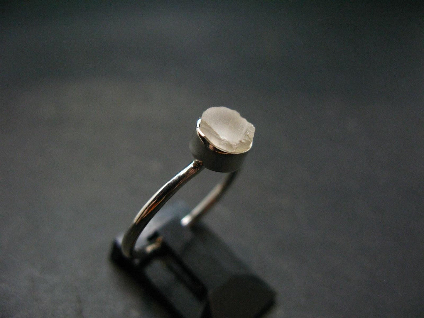 9.55 Carat Phenakite Phenacite Sterling Silver Size 8 Ring from Brazil