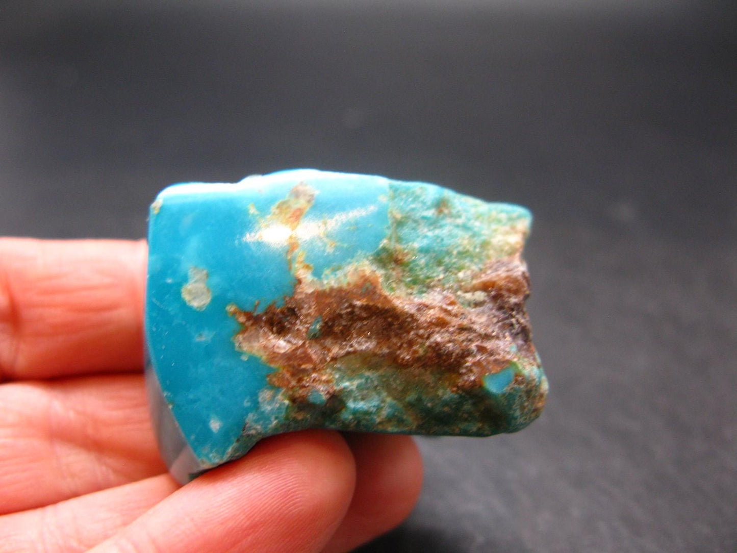 Genuine Polished Turquoise from Arizona, USA - 1.4" - 39.0 Grams