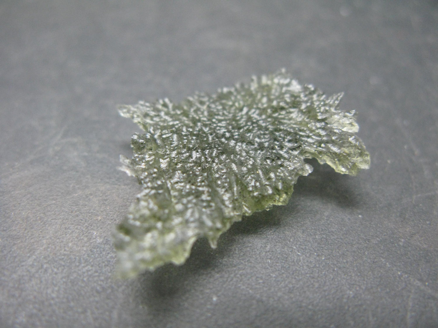Besednice Moldavite Tektite Raw Piece from Czech Republic - 1.2" - 12.50 Carats
