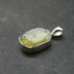 Chrysoberyl Crystal Silver Pendant From Brazil - 1.39 Grams