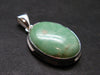 Rare Variscite Silver Plated Pendant from Utah - 1.4" - 6.00 Grams