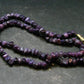 Purple Sugilite Necklace From South Africa - 18" - 19.41 Grams