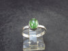 Tsavorite Green Garnet Sterling Silver Ring from Tanzania - 1.97 Grams - Size 6