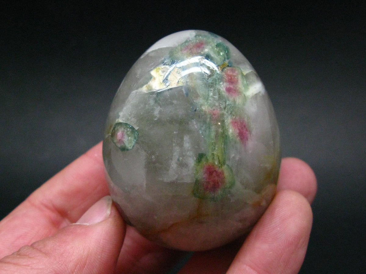 Watermelon Tourmaline Egg From Brazil - 2.5" - 196.33 Grams
