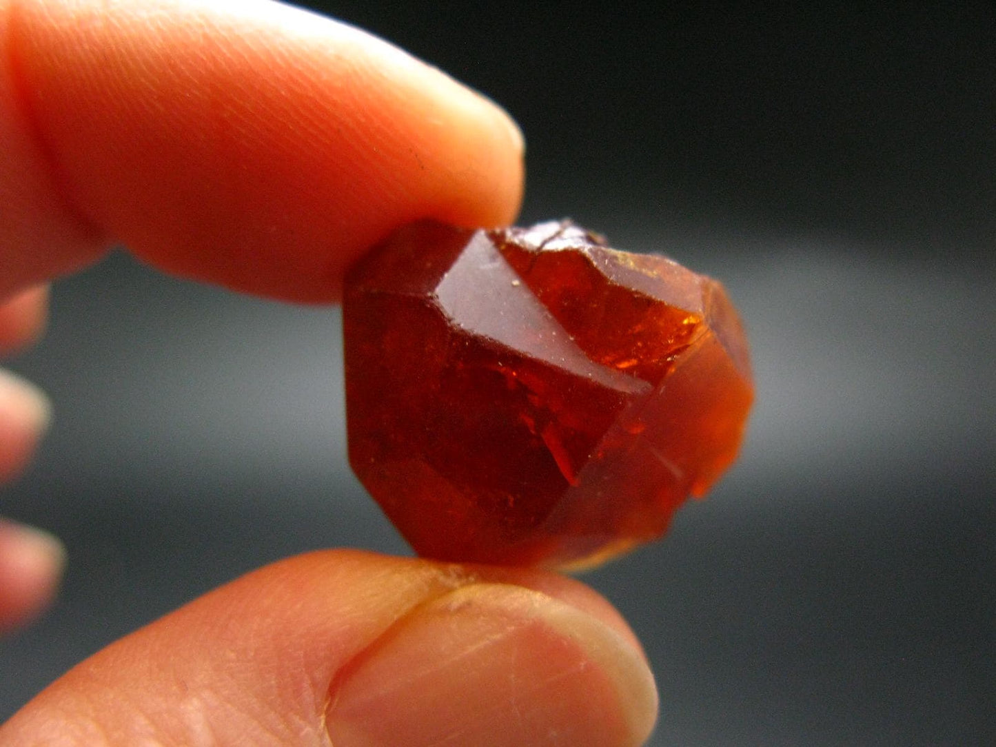 Large Sharp Hessonite Garnet from Pakistan - 0.7" - 39.50 Carats