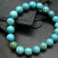 Turquoise Genuine Untreated Bracelet ~ 7 Inches ~ 10mm Round Beads