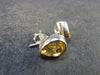 Stone of Success!! Natural Faceted Golden Yellow Citrine Sterling Silver Stud Earrings - 1.70 Grams